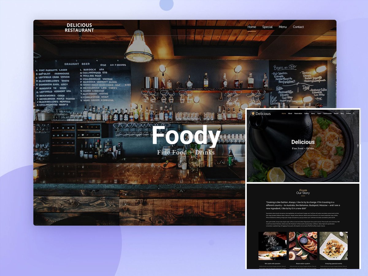 Restaurant Template is a Full Responsive One Page HTML template that can be used for startup #restaurantwebsites or for a personal website.
.
themeforest.net/item/responsiv…
.
#envato #themeforest #Restauranttemplate #HTMLTemplate #HTML #businesstemplate #Website #Template #Webdesign