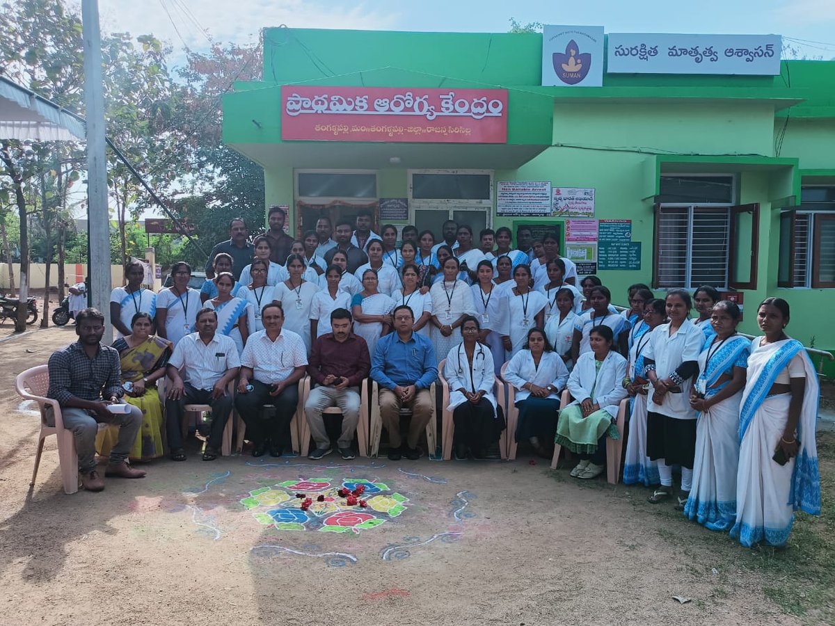 DMHO_Rajanna's tweet photo. Good evening sir, 
We are glad to announce that PHC Thangallapally of Rajanna Sircilla district has been certified under National Quality Assurance Standards Programme with overall 91.7% score. @Collector_RSL sir @KTRBRS sir @BRSHarish sir @CHFW_NHMTS mam https://t.co/RLJgh9ePZG