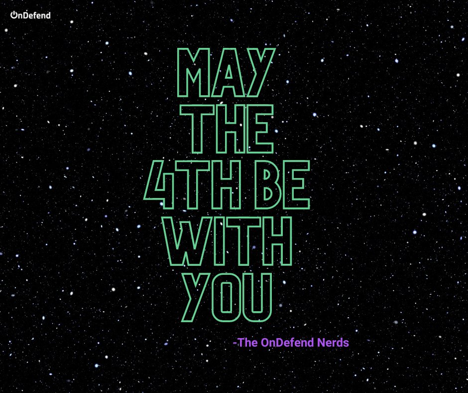 OnDefend's tweet photo. Do you think if the Empire had threat-informed pentesting the death star would still be around?
May The Fourth Be With You! ๐๐
#fourthbewithyou #forcebewithyou #starwars #cybersecurity https://t.co/u5ZrWoEFbr