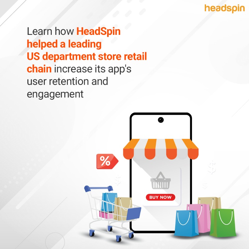 headspin_io's tweet photo. Efficient testing is essential for online #retail platforms to ensure customer satisfaction and retention. Discover how #HeadSpin's advanced testing solution can help identify and resolve bugs while boosting ROI for global #retailcompanies. Book a trial today!

#RetailAppTesting