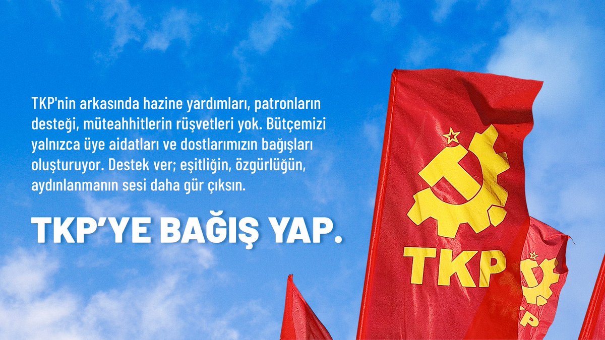 tkpninsesi's tweet photo. TKP'nin arkasında hazine yardımları, patronların desteği, müteahhitlerin rüşvetleri yok. Sen varsın.

Destek ver; eşitliğin, özgürlüğün, aydınlanmanın sesi daha gür çıksın.  

#SeninSesinBenimSesim #TKPGelirHerŞeyDeğişir 

TKP'ye bağış yap⬇️
https://t.co/FWC4unR2An https://t.co/Uok3q0muoN