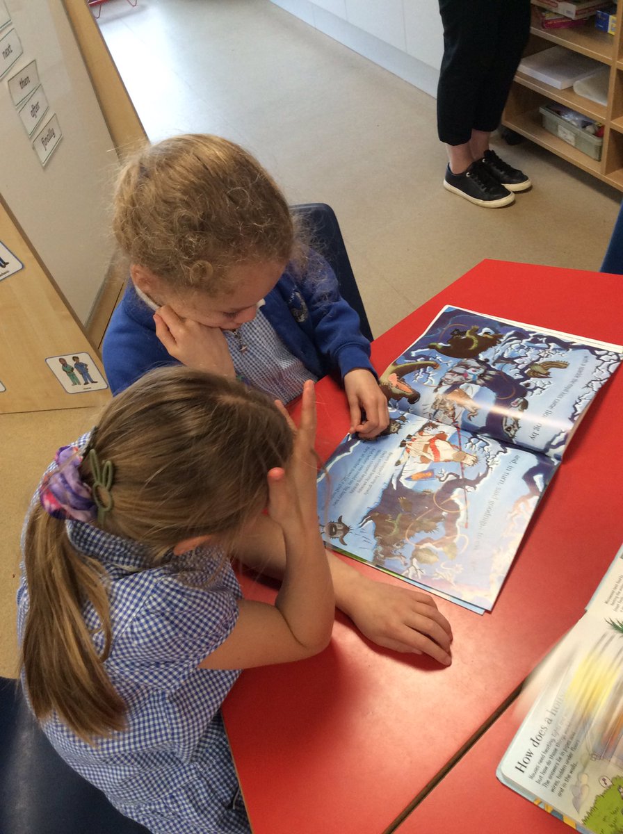 shortlanesend's tweet photo. Helford (yr 3/4) and Kenwyn class (yr 1)enjoying paired reading today, a lovely way to share stories together 😃🌟 https://t.co/FUmxLTMqML