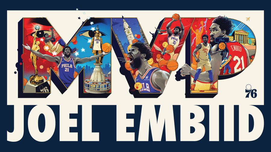PHL_Influencer's tweet photo. Your Pi Brew (5/4/23): Joel Embiid wins NBA MVP, Sixers/Celtics series, and more - brought to you by @thepibrew https://t.co/VH3earRvTf https://t.co/PDmbpKHYdI