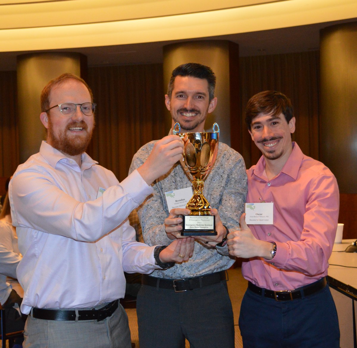 Congratulations to Baystate Emergency Medicine Residency - MACEP's 2023 Resident Quiz Show Champions. Thank you to all who participated yesterday at our Annual Meeting. @BaystateEM