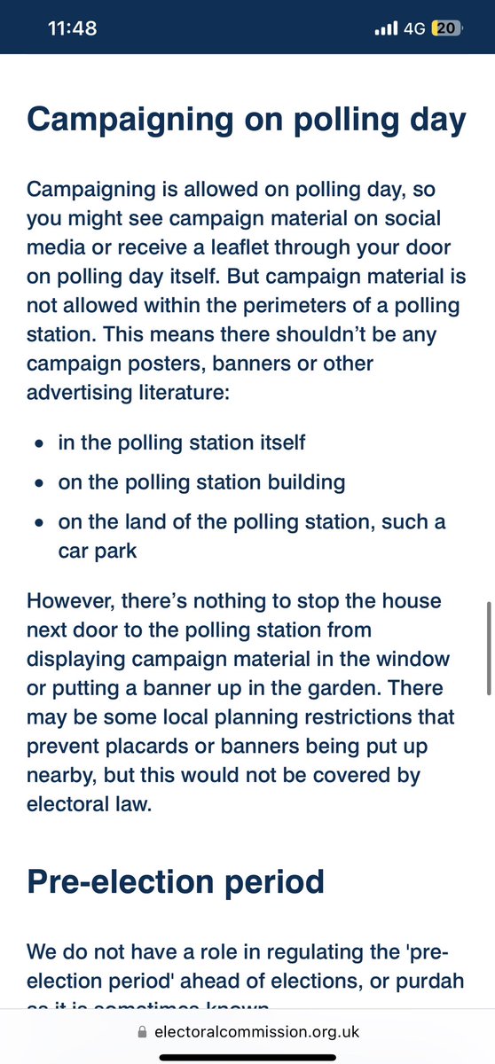 hewitson10's tweet photo. The electoral commission law is strictly NO campaigning inside polling stations, NO leaflets etc

3 times I’ve been down to mine &amp; our local Tory candidate has been spamming the polling station

So we reported him to the presiding officer

#ToryCorruption #LocalElections2023 https://t.co/if0RfBxjGs