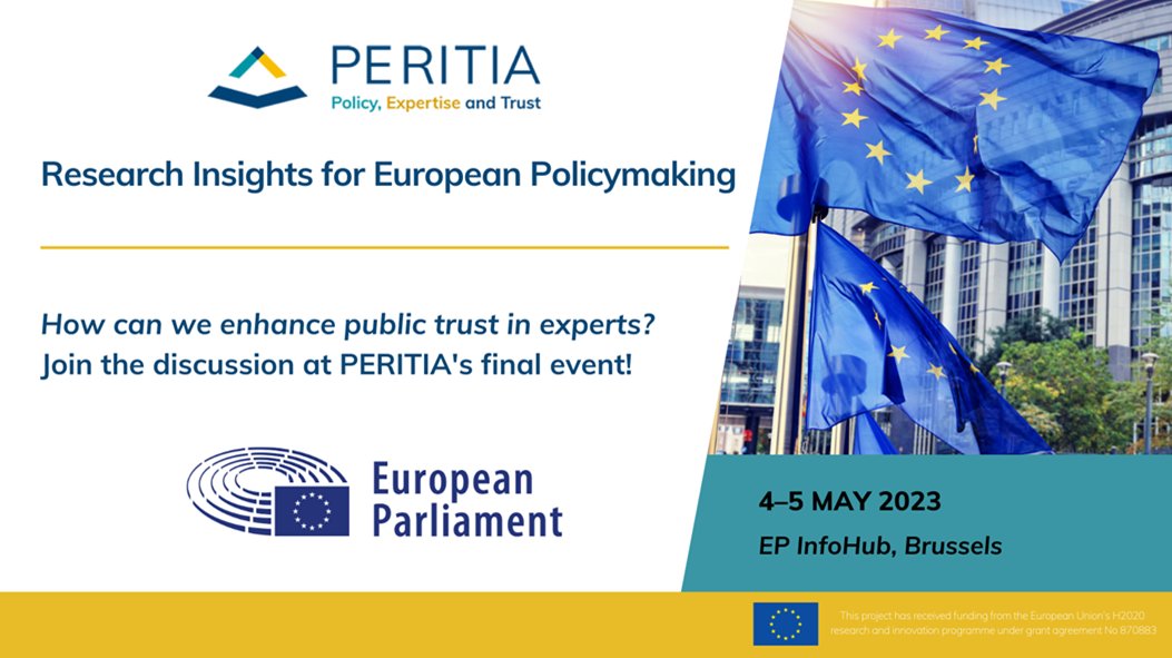 EP_ScienceTech's tweet photo. At 16:30h the @PERITIAnews event will continue with a Policy Roundtable: #PERITIA #Research Insights for European Policymaking
@BobbyDuffyKings @LiamDelaney2020 @jvdijck @UniUtrecht
✅Program: https://t.co/eyXqultogt
📺Watch live: https://t.co/yIkS0heYH5
#ScienceAdvice #H2020 https://t.co/hmFZljcaQR