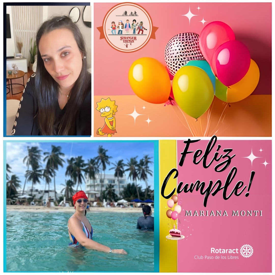 RtcPLibres's tweet photo. ¡🅵🅴🅻🅸🆉 🅲🆄🅼🅿🅻🅴 🅼🅰🆁🅸! 🥳💝🥳🙌
Hoy estamos de festejo🥳🙌🙌 es el cumpleaños de nuestra socia y amiga @marianamonti1 ✨🥳🙌
Te deseamos que pases un hermoso día junto a tus seres queridos 💝✨❤️
.
#somos4845 #somosgentedeacción #somosrotaract #rotaract #cumpleaños https://t.co/fPmEXuHmD6