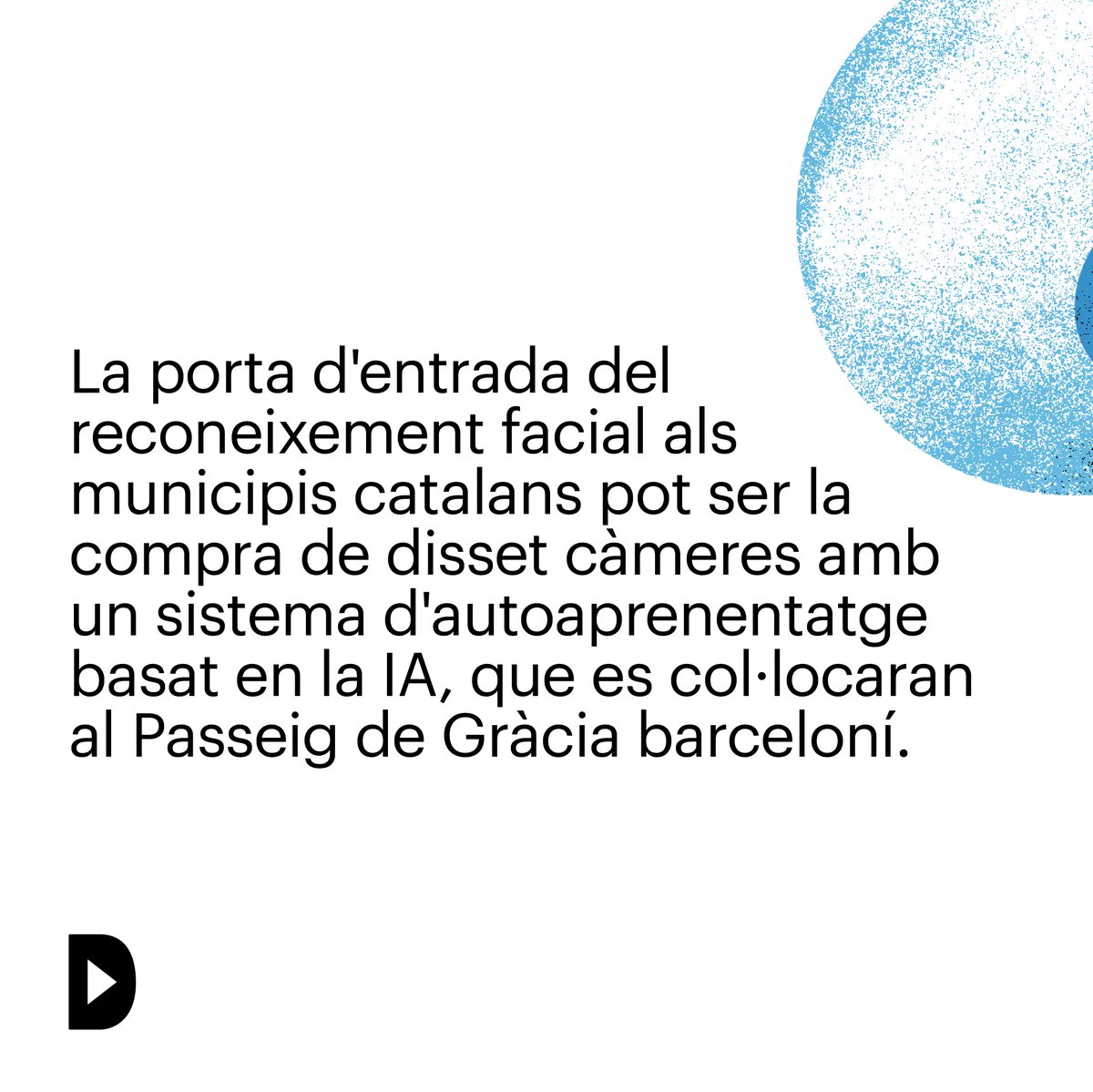 La_Directa's tweet photo. #SOTAFOCUS | A Catalunya, un municipi no pot implementar serveis de videovigilància a l'espai públic sense el vistiplau de la Comissió Catalana de Control de Dispositius de Videovigilància (CCDVC). #InseguretatLucrativa
✍️ Per @NoraMMC
#Directa567
▶ https://t.co/xsBmEbSaDR https://t.co/Bt1EMF6ZGB