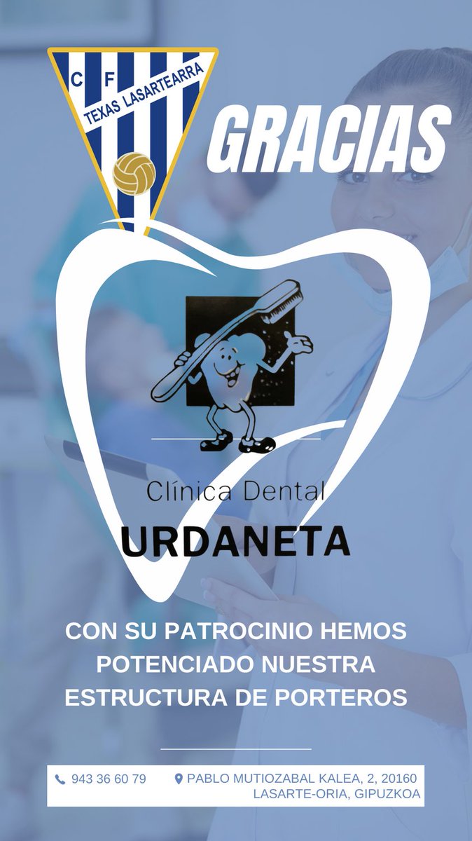 TEXASLASARTE's tweet photo. #clinlicaurdaneta #lasarte #futbol #texaslasartearr #dentista https://t.co/z2baeiaSqk