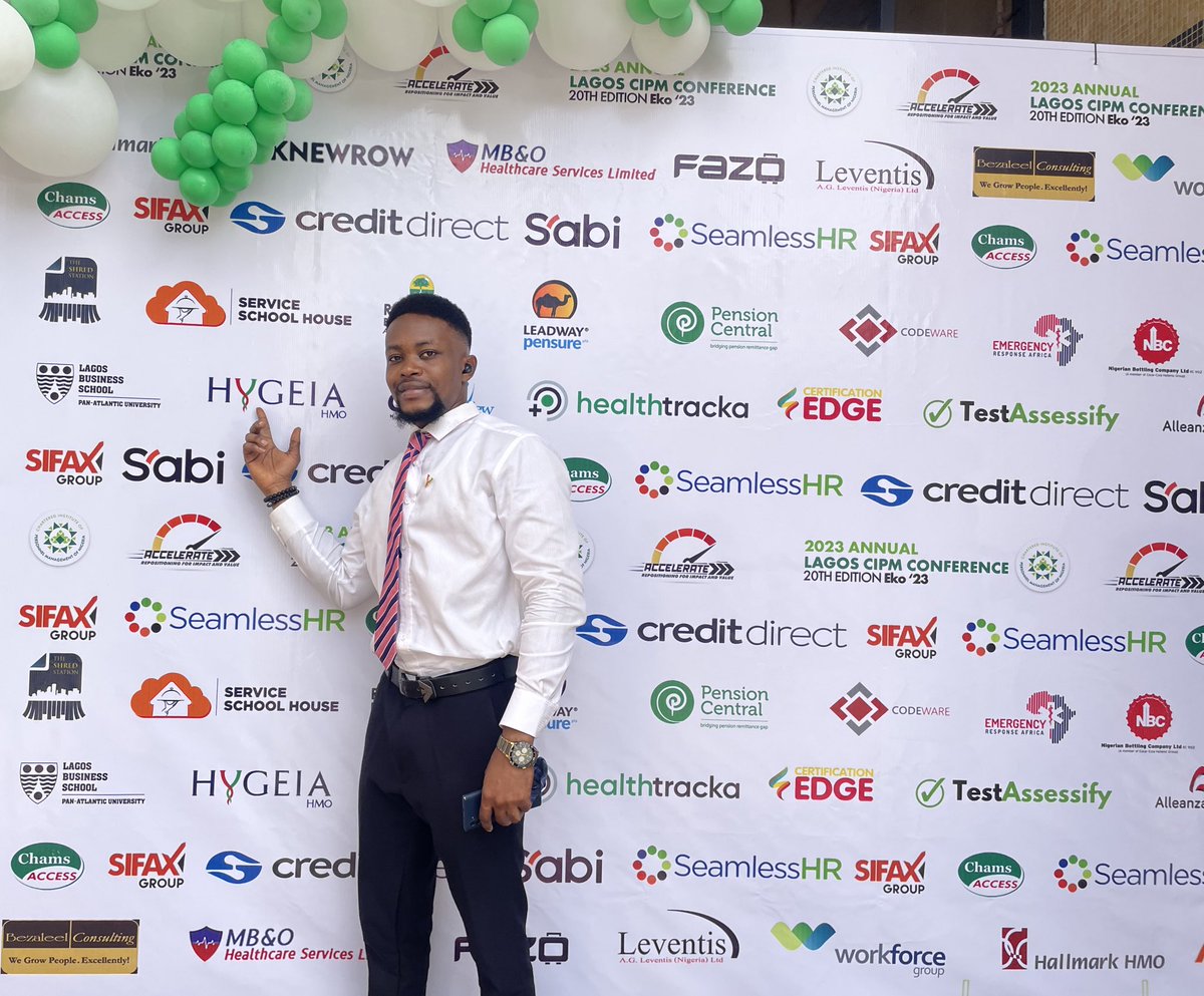 HygeiaHMO_'s tweet photo. The Hygeia team on ground today, steady representing.😅😅

#CIPMLagos
#CIPM2023
#HealthInsurance
#HygeiaHMO https://t.co/fsmvVSxYfZ