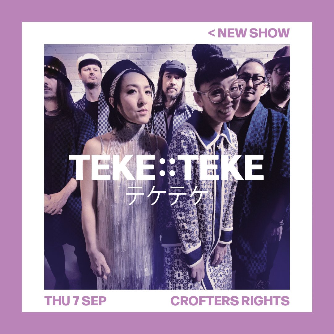 Unbelievably excited to announce we are bringing @teketekeband back to Bristol! Thursday 7th September - <a href="/Crofters_Rights/">The Crofters Rights</a> 

Tickets on sale now via Headfirst Bristol here: hdfst.uk/E88485
Presented by BLG + <a href="/gravytrainrecs/">GravyTrain</a> + <a href="/Crosstown_Live/">Crosstown Concerts</a>