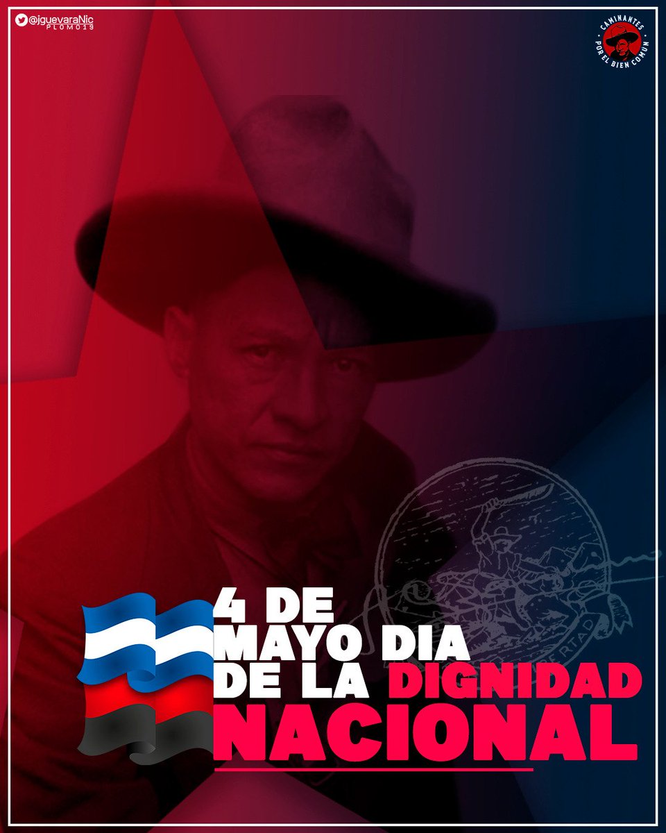 "Yo no estoy dispuesto a entregar mis armar en caso de que todos la hagan. Yo me haré morir con los pocos que me acompañan por que es preferible hacernos morir como rebeldes y no vivir como esclavos".
Augusto C. Sandino

#UnidosEnVictorias
#MayoVivaSandino

<a href="/CaleroMariela/">Mariela Calero 🇳🇮</a>