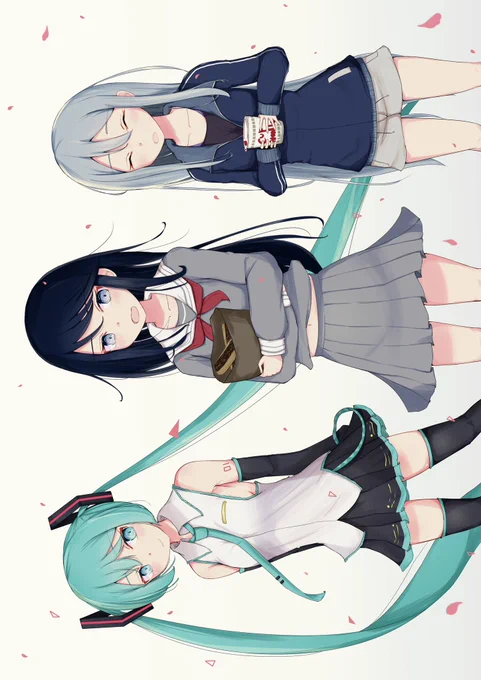 2.5周年用に描いた奏一歌ミク #prsk_FA