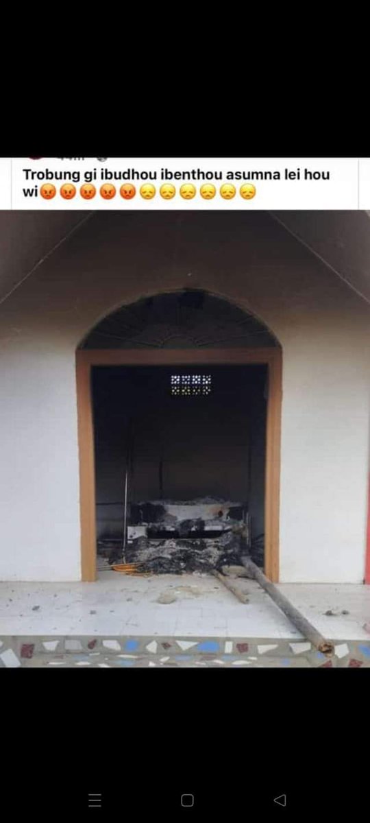 madeleine_chae's tweet photo. Our meitei temples burned down by KUKIS children women elders threatened n killed pls save our ppl
#SaveManipur #savemeitei https://t.co/9YYaEjLvFi