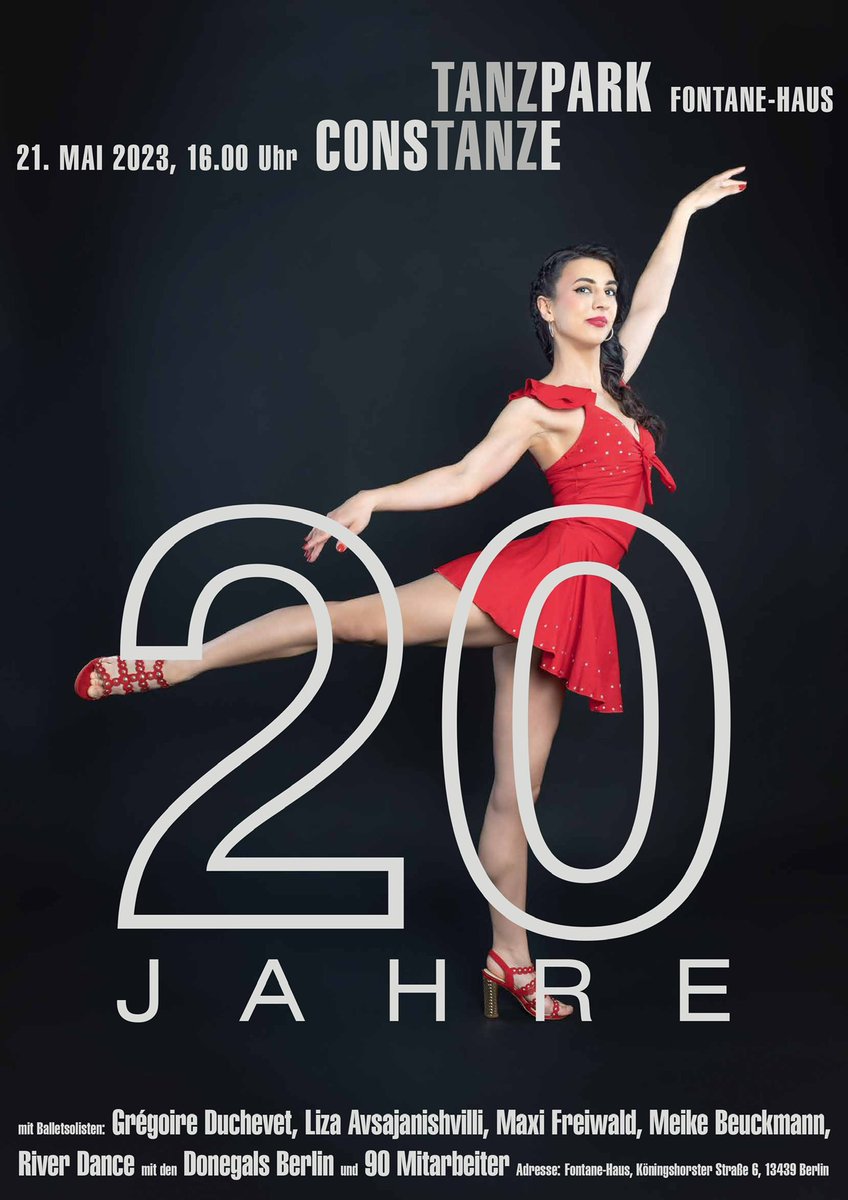 MeikeBeuckmann's tweet photo. 21. Mai 2023 um 16:00 Uhr im Fontanehaus. Königshorster Straße 6, 13439 Berlin. #show #dancer  #stage https://t.co/KlCSBhxOyp
