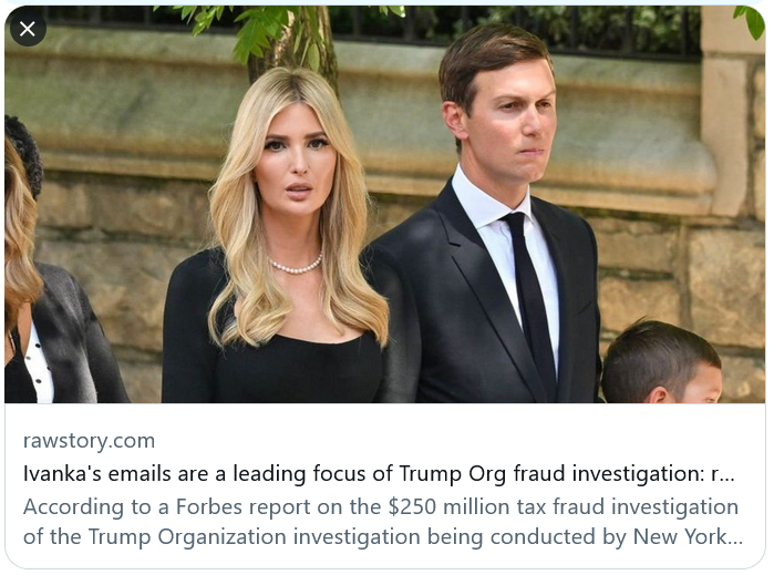 TheRainBowNavy2's tweet photo. #DemVoice1 #FreshResists #ProudBlue #BluePride It Seems Daddy's Little Girl maybe more involved that first thought -- Compounding this she sought separate legal counsel just last week -- Ivanka's emails are a leading focus of Trump Org fraud investigation: report https://t.co/63xfMcmDib  #thursdaymorning