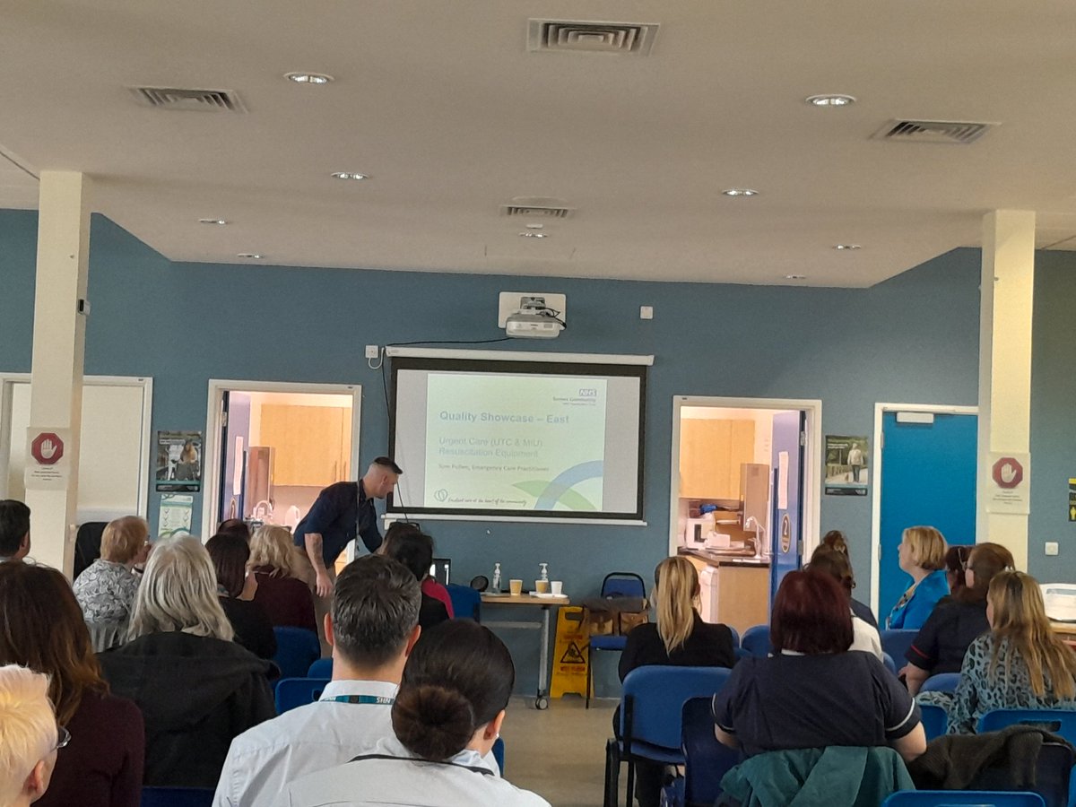 Urgent Care Resuscitation Equipment, an important piece of work taken place in out MIU/UTC units HWLH thank you Tom @nhs_scft @scft_ourway #Eastqualityshowcase