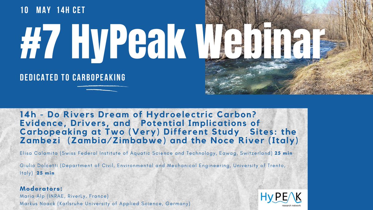 HyPeakNetwork (@hy_peak) on Twitter photo The next <a href="/hy_peak/">HyPeakNetwork</a> #webinar is just around the corner. The webinar is totally dedicated to research on #carbopeaking.
Save the date: 10 May 14h (CET).
Register here (until 9 May): lnkd.in/d7bVZ6Tw The next <a href="/hy_peak/">HyPeakNetwork</a> #webinar is just around the corner. The webinar is totally dedicated to research on #carbopeaking.
Save the date: 10 May 14h (CET).
Register here (until 9 May): lnkd.in/d7bVZ6Tw