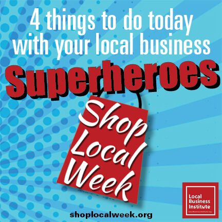 It’s Shop Local Week! Four ideas for locals:
1. Pick a service and take care of it locally
2. Shop online at locally-owned businesses
3. Go to your local hardware store &amp; complete that project
4. Local nurseries for plans and advice for your garden
Post a pic with #ShopLocalWeek