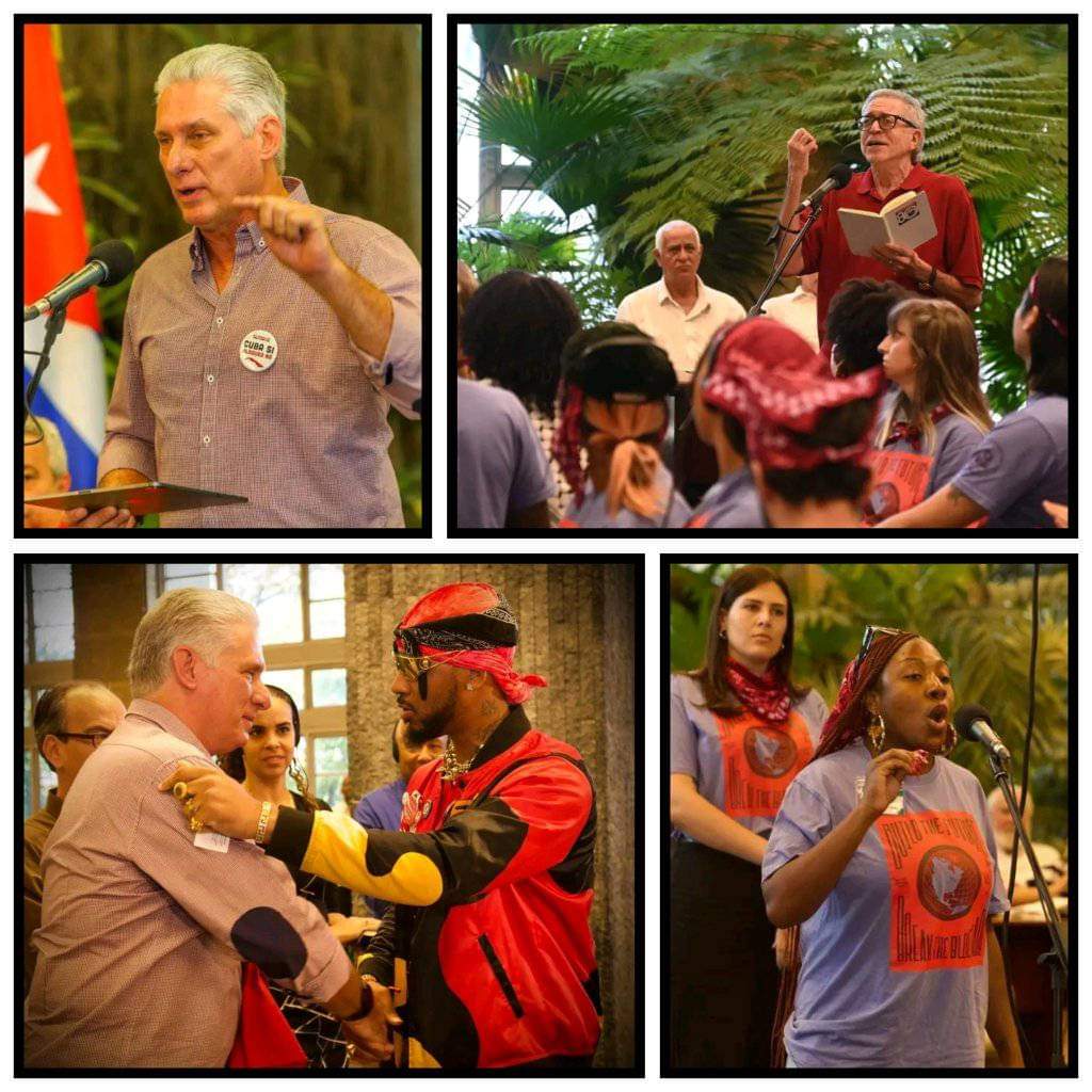 ⚠️DENUNCIAMOS‼️
La detención arbitraria, hostigamiento, interrogatorios, y requiso de 📱 de jóvenes norteamericanos a su regreso a 🇺🇲 de su visita a Cuba en la delegación auspiciada por The People's Forum en la Brigada Internacional de Solidaridad con Cuba y el Antiimperialismo.