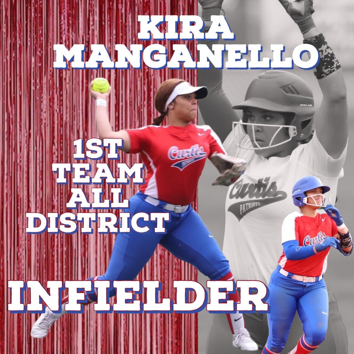 After a great Junior season I was selected as 1st Team All-District 9-5A Infielder! <a href="/ExtraInningSB/">EXTRA INNING SOFTBALL</a> @Softball_La @Los_Stuff <a href="/Coach_T_Bradley/">T_Bradley</a> <a href="/McNeeseSoftball/">McNeese Softball</a> <a href="/NataliePooleUSM/">Natalie Poole</a> <a href="/d1vision_sb/">D1VISION Softball</a> <a href="/LATechSB/">LA Tech Softball</a> <a href="/MaxPreps/">MaxPreps</a> <a href="/JCCS_Softball/">𝙅𝙤𝙝𝙣 𝘾𝙪𝙧𝙩𝙞𝙨 𝙎𝙤𝙛𝙩𝙗𝙖𝙡𝙡</a> #ALLIN #jrszn
