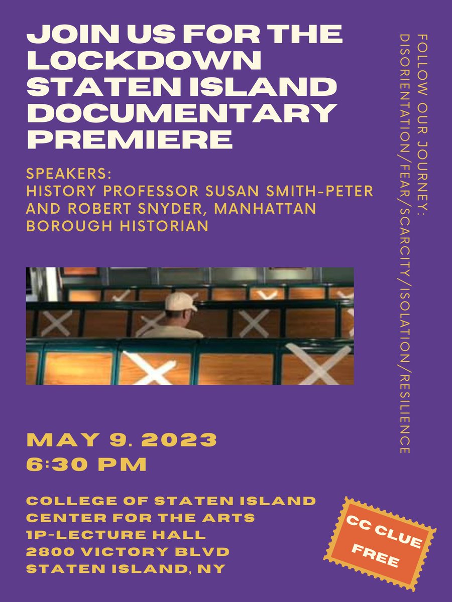 College of Staten Island Public History tweet media