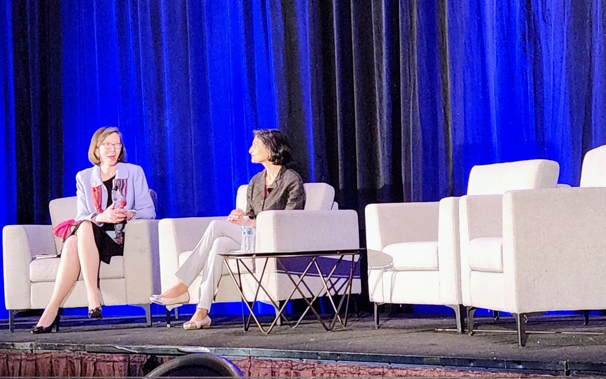 NAACOSnews's tweet image. We're so pleased to have two ACO champions, @CMSGov's @drmeenasesh and @TrinityHealthHQ's Emily Brower, kicking off #NAACOSspring2023 for our opening plenary with a discussion about scaling #accountablecare innovations in the #Medicare program