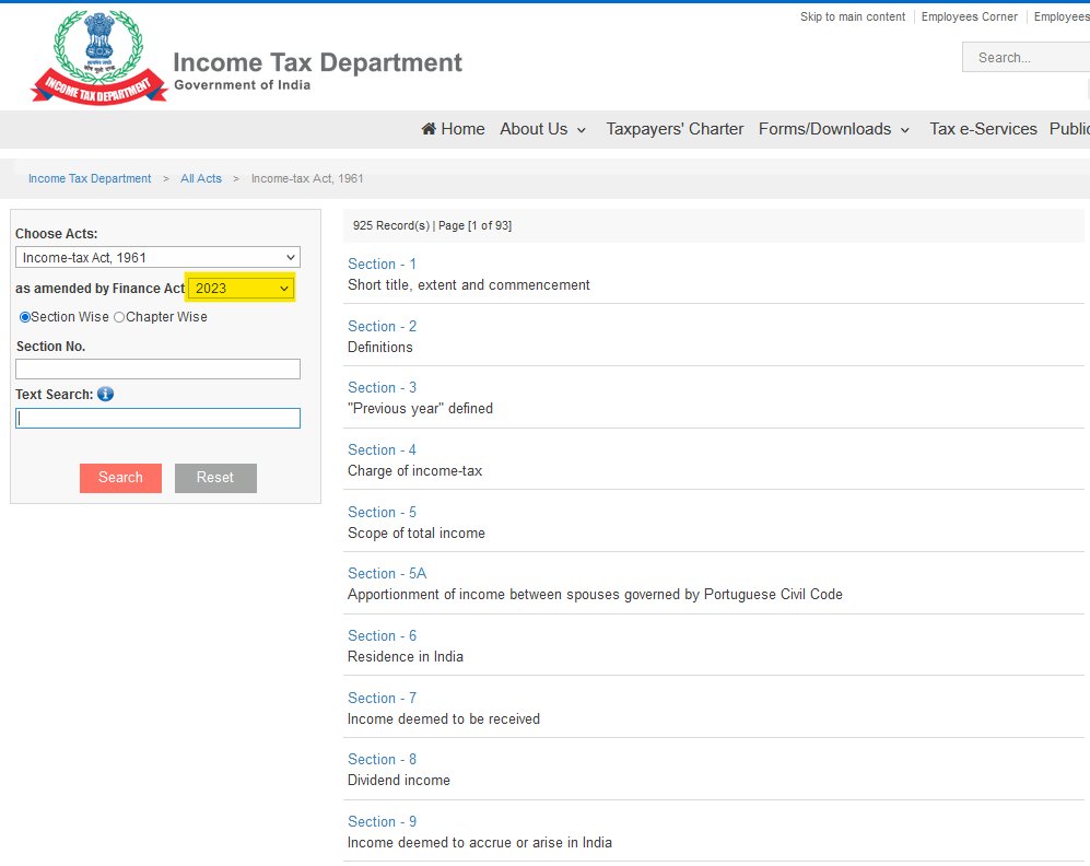 How Many Schedules In Income Tax Act 1961 As Amended By Finance Act 2020