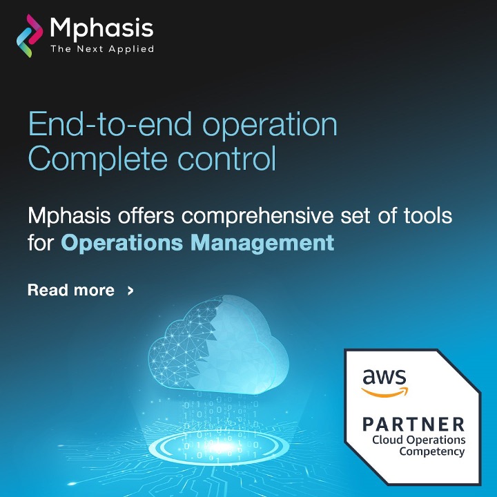 Mphasis's tweet photo. Mphasis has all the methodologies, processes, and relevant tooling experience in #cloud #OperationManagement. Read more about how we deliver operational #transformation leveraging #AWS #cloudservices: https://t.co/zsQguhDjJc @awscloud 

#StayAhead #EngineeringIsInOurDNA https://t.co/6E5qlPGYig