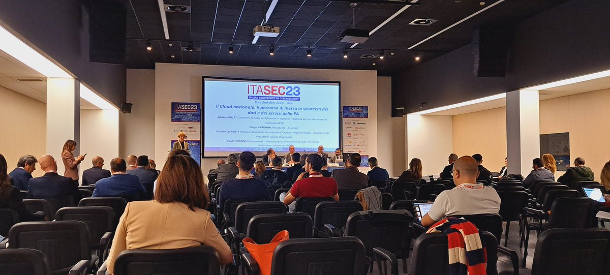 Oggi a <a href="/ITASEC_Conf/">ITASEC</a> con <a href="/BVTECHGroup/">BV TECH</a> per ascoltare i temi sulla cybersecurity nel panorama italiano