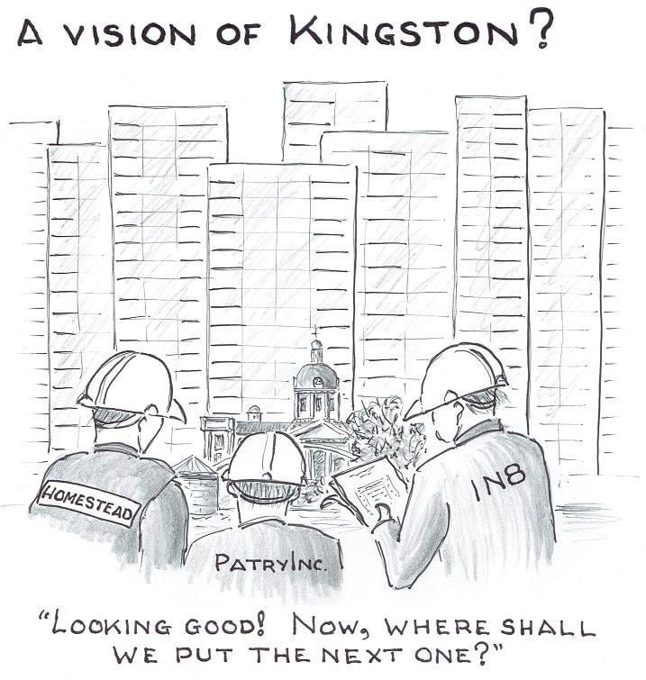 In Future Kingston everyone will be expected to live in the Downtown Consumption Zone.    

❤️Kingston. The City's Favorite Developers Sure Do.
#ygk