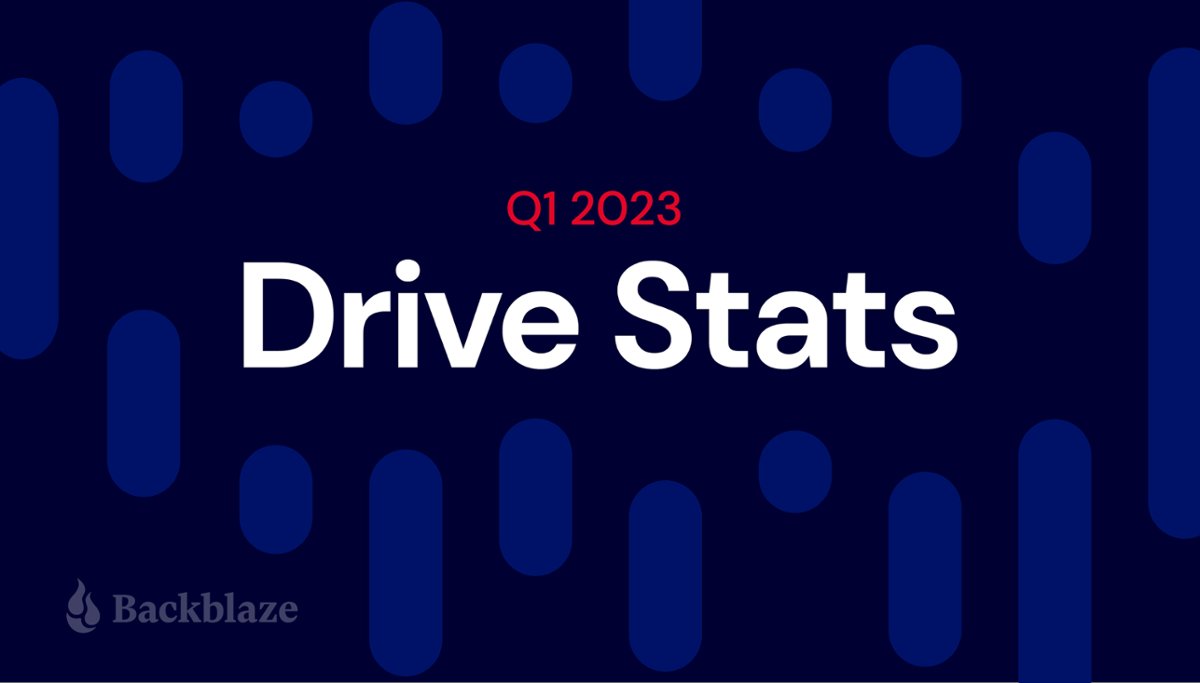 backblaze's tweet photo. May the drives be with you. The Q1 2023 Drive Stats report is here 🔥 ➡️
https://t.co/mgexxn3vsJ https://t.co/YXn0NNpLIY