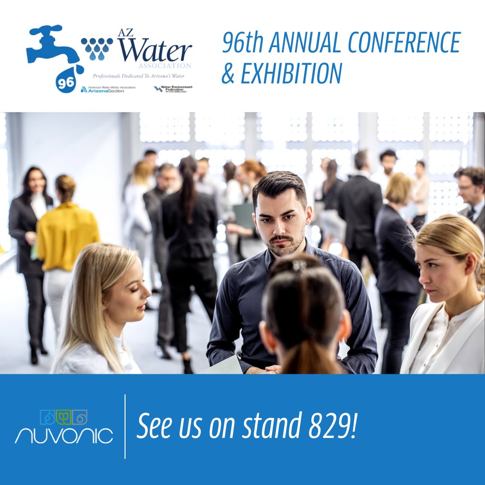 Next week we will be at the 96th Annual AZ Water Association Conference &amp; Exhibition, Arizona’s largest conference and trade show for water professionals. Meet Amber Hudson at booth 829!
Register here: hubs.li/Q01ND-nm0