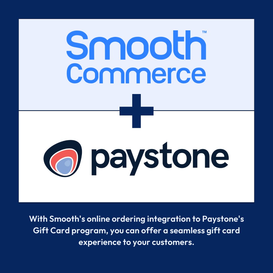 Good news for restaurants using Paystone. Our integration allows for seamless integration of your gift card program with your online ordering platform. Offer a great  experience and boost your sales. 

Learn more: hubs.la/Q01N3rw70 

#GiftCards #OnlineOrdering