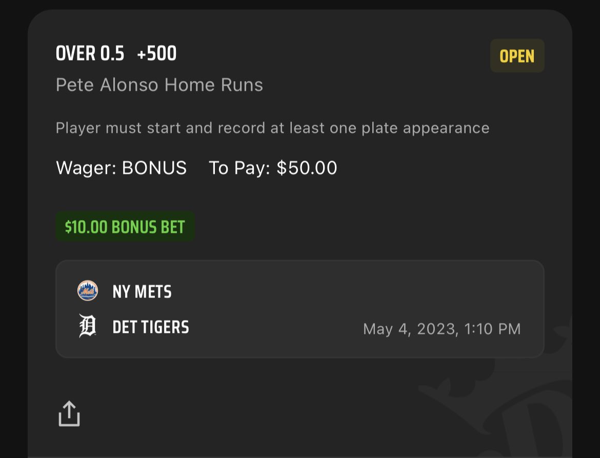 EVBetsMA's tweet photo. Looks like we just hit 500 followers!  In honor of that, if Pete hits a dinger at +500, will give away half the winnings as cash and half as a donation to charity of your choosing to one person who retweets! https://t.co/9DblJMCACy