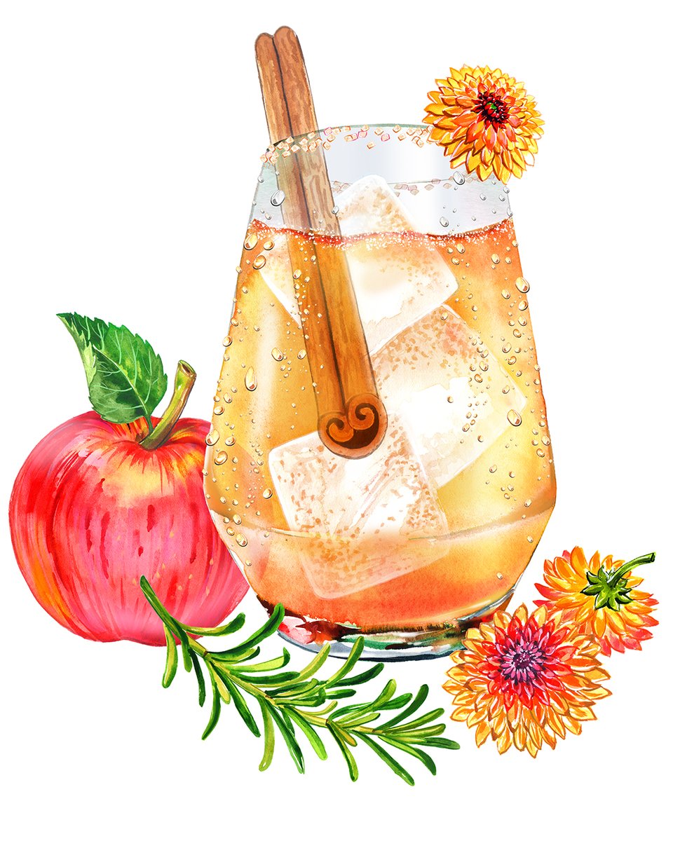 🍎A cup of apple cider to start the day🌻 originally created for @theshopsatcolumbuscircle with <a href="/visaviscreative/">visaviscreative</a> team.🐿Have a lovely day friends🌱

#sunnygu #illustration #fashionillustration