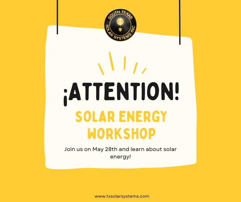 South Texas Solar Systems Inc. tweet media