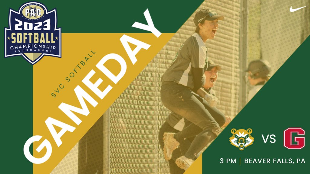 SVC_Bearcats's tweet image. .@SVC_Softball takes on Grove City in game one of the PAC Play-In Tournament this afternoon! The winner advances to play fourth-seeded Geneva. #SVC #GoBearcats

🆚 : #5 Grove City
🕗 : 3 p.m.
📍 : Beaver Falls, Pa.
📺 : bit.ly/3Z2zF6b
📊 : bit.ly/42opdaV