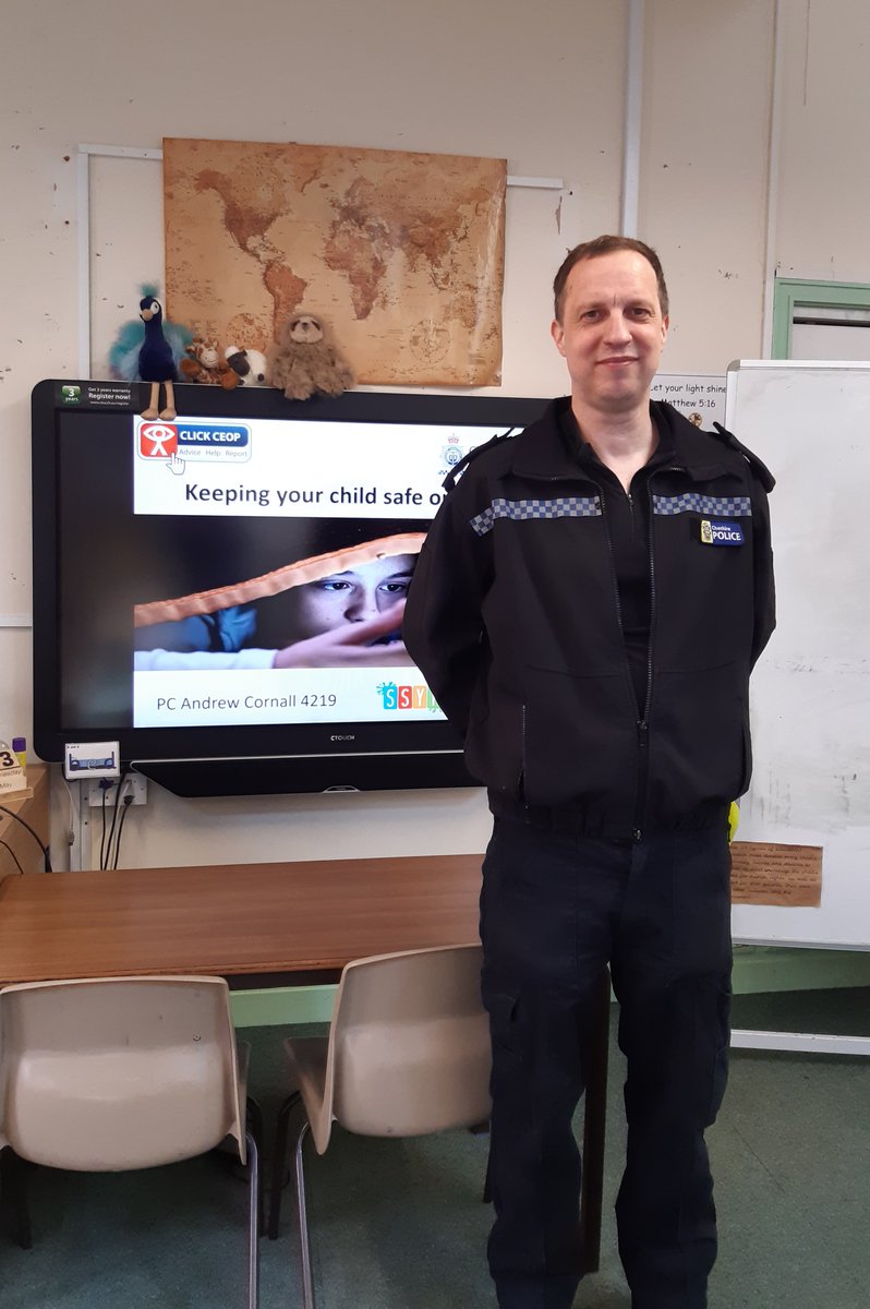 CheshireSSYP's tweet photo. Thank you to @BunburyACE for inviting PC Cornall into your school this morning to give a presentation to parents on keeping their children safe online.

@CEOPUK https://t.co/vbp5Bye27R
