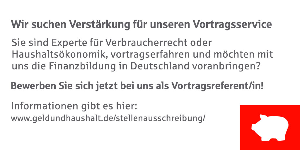 Wir sind der Beratungsdienst der Sparkassen-Finanzgruppe und bieten einen Vortragsservice zu Finanzthemen für nicht kommerzielle Organisationen. s.de/1cv4 
#vorträge #stellenanzeige #stellenausschreibung #stellenangebot #jobangebot #finanzbildung #finanziellebildung
