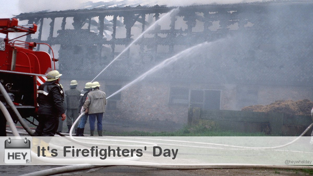 It's International Firefighters' Day! 
#FirefightersDay #InternationalFirefightersDay #Brave