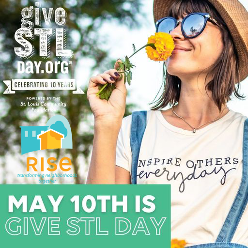 6 days to go until #GiveSTLDay! 
Rise is delighted to see our city reunite again for local nonprofits on May 10.
Plan your gift at givestlday.org/risestl

<a href="/StLouisGives/">St. Louis Community Foundation</a>