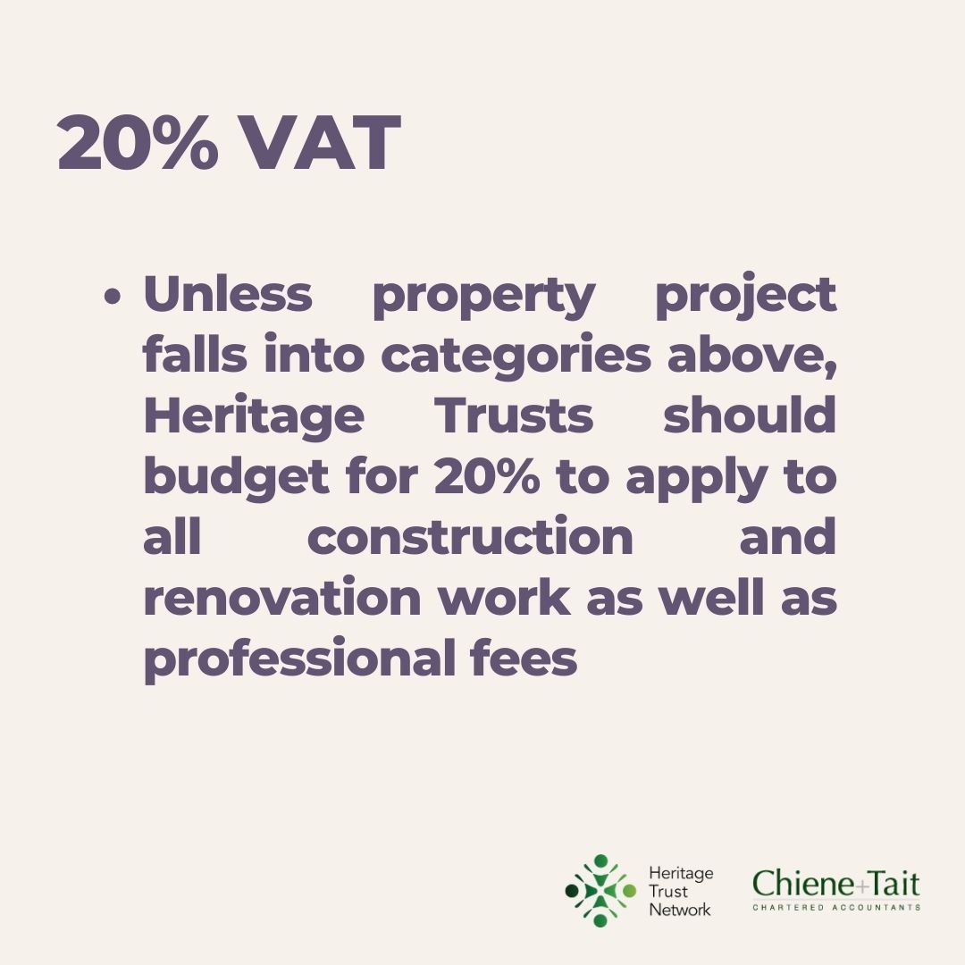 Heritage_Net_UK's tweet photo. Here's some free guidance on VAT for your heritage project from our Partner Members @chieneandtait as part of our #VATmonth https://t.co/iidqnsHhwM