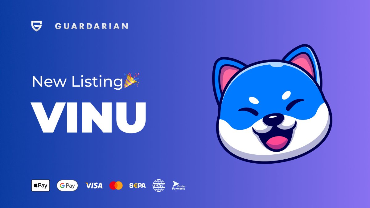 guardarian_com's tweet photo. Warm welcome @VitaInuCoin !🐾The world's first zero-fee, lightspeed and energy efficient dog coin in the #Metaverse is now live for swapping with over 40 fiat currencies on @guardarian_com on&offramp!
😎Save big on fees and get your $VINU with all major payment methods today!👉 https://t.co/OQdDyB00If
#CryptoNews #cryptocurrency #VINU #DYOR #Guardarian