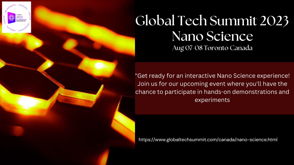 2022Nanote75404's tweet image. &quot;Get ready for an interactive Nano Science experience! Join us for our upcoming event where you&apos;ll have the chance to participate in hands-on demonstrations and experiments. #nanoscience #interactiveevent&quot;