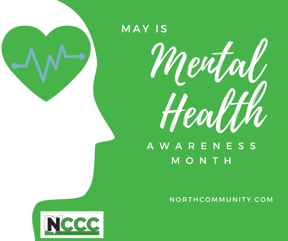NCCC1968's tweet photo. May is Mental Health Awareness Month and a great time to take stock of your mental health. ❤️
#MentalHealthMatters
#NorthCommunityCounselingCenters https://t.co/FL0zvZCny8
