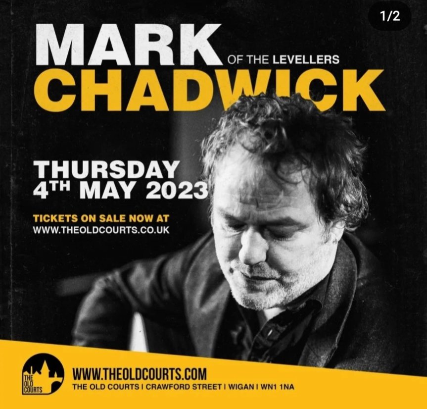 It's Tonight Ladies &amp; Gentlemen, really excited to be playing again after a break, long may it continue
I'm on stage at 8pm , supporting <a href="/levellermark/">Mark Chadwick</a>  hope you've got your dancing feet on 👣 🏴‍☠️ xx