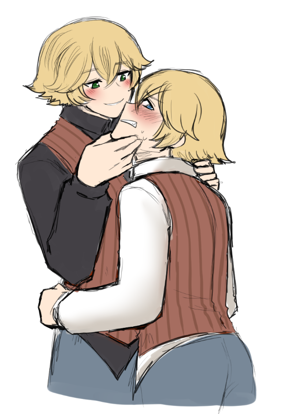 endr_sin's tweet photo. Can you draw some Informant/Russell? ;v; — Three years late, but here's your request!!! ^^ https://t.co/ef5kaIy1fA https://t.co/aVlQyrbbKw