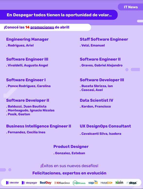 Te compartimos las promociones de Abril!!! 😎