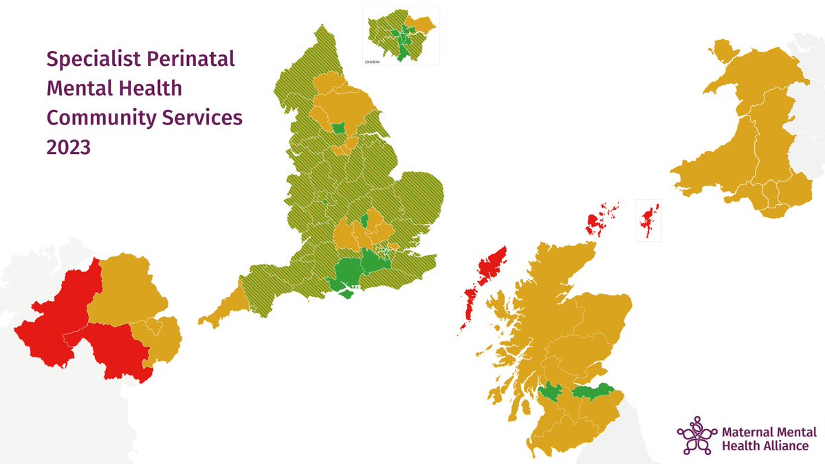 It is crucial that momentum is maintained and Government commitments to improving specialist #PerinatalMentalHealth services are fulfilled. The Alliance is dedicated to working together to ensure progress continues for women and families: maternalmentalhealthalliance.org/campaign/maps #TurnTheMapGreen